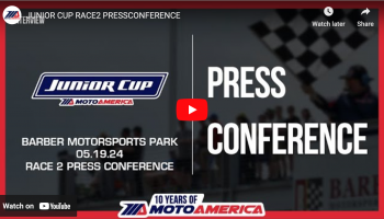 Video: Junior Cup Race Two Press Conference From Barber Motorsports Park